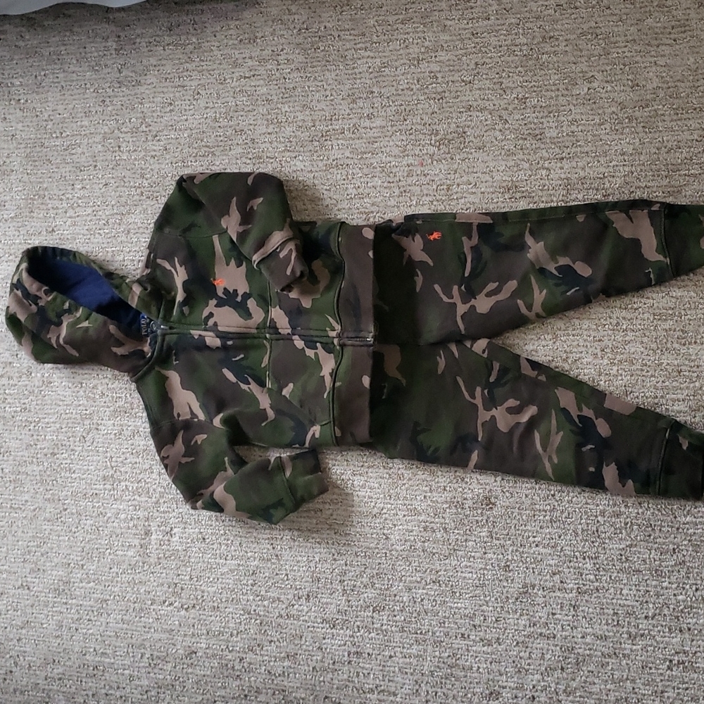 TWO PIECE TODDLER RALPH LAUREN SWEAT SUIT